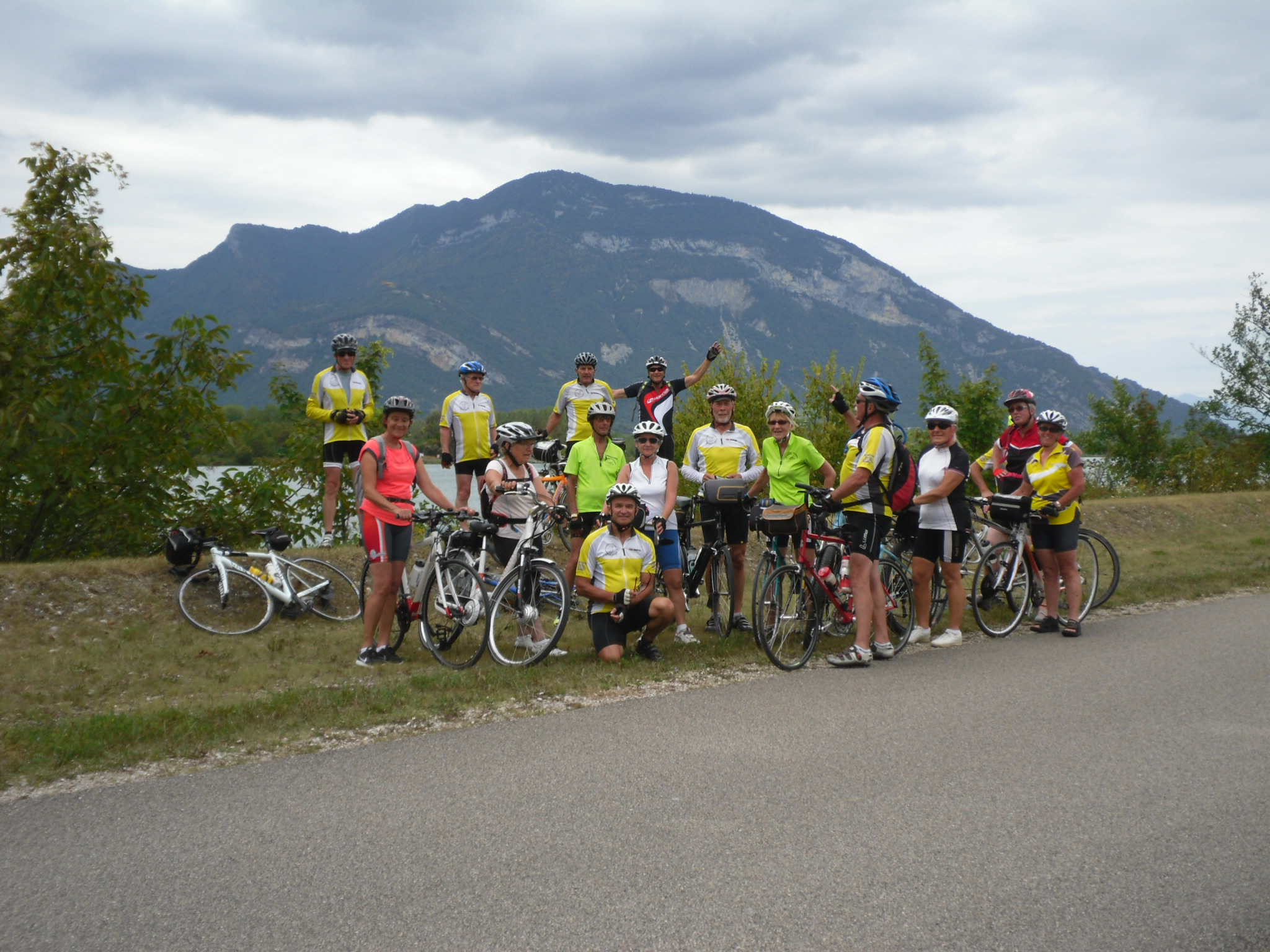 Une sortie avec les Cyclos de la Dame Blanche