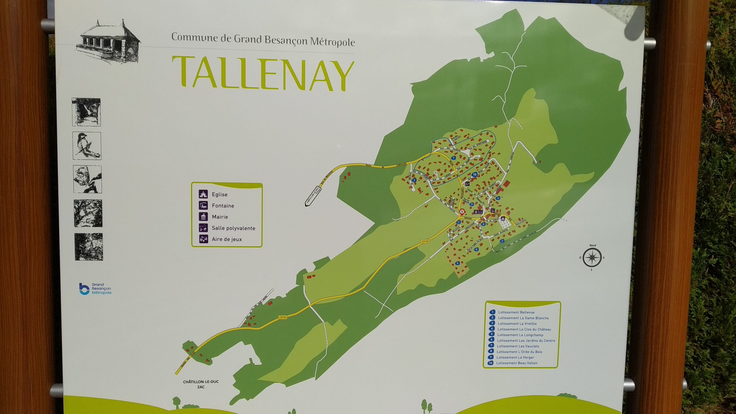 Nouveau plan de Tallenay