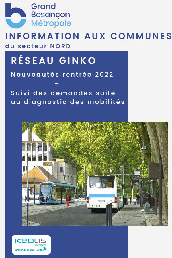 Ginko, les mobilités de Grand Besançon Métropole