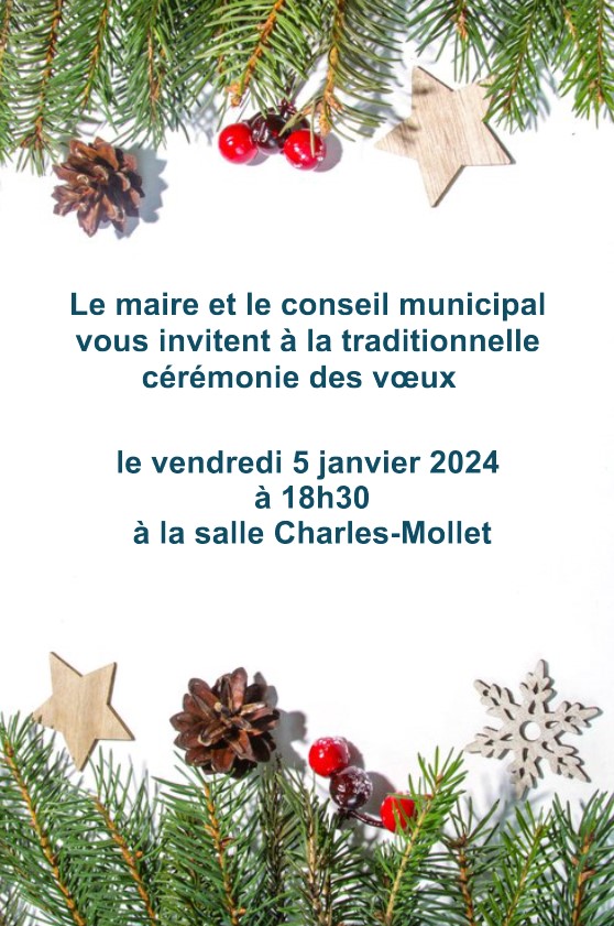 Vœux du maire 2024