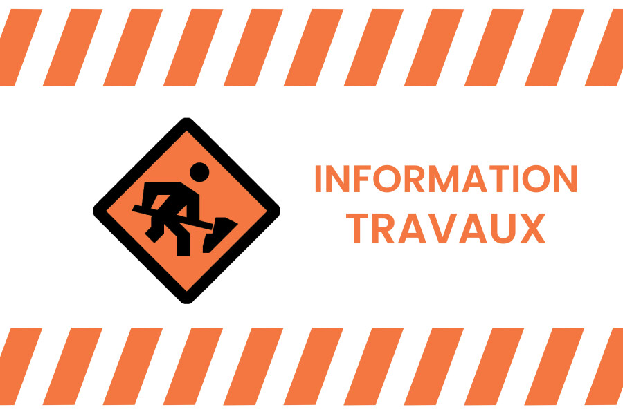 Travaux et fermeture de la route de Châtillon